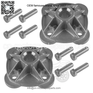 Polaris Scrambler 500 1997-1998/2005-2012 Rear Wheel Hubs w/Hardware (Left/Right)