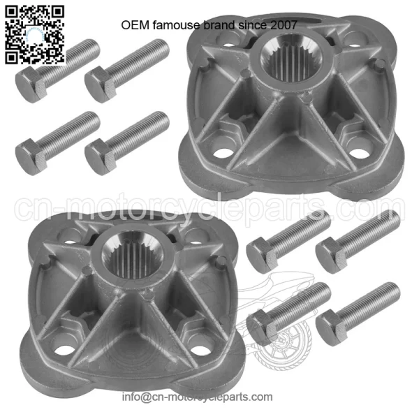 Polaris Scrambler 500 1997-1998/2005-2012 Rear Wheel Hubs w/Hardware (Left/Right)