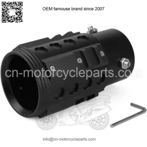 63mm aluminum alloy tail throat #black