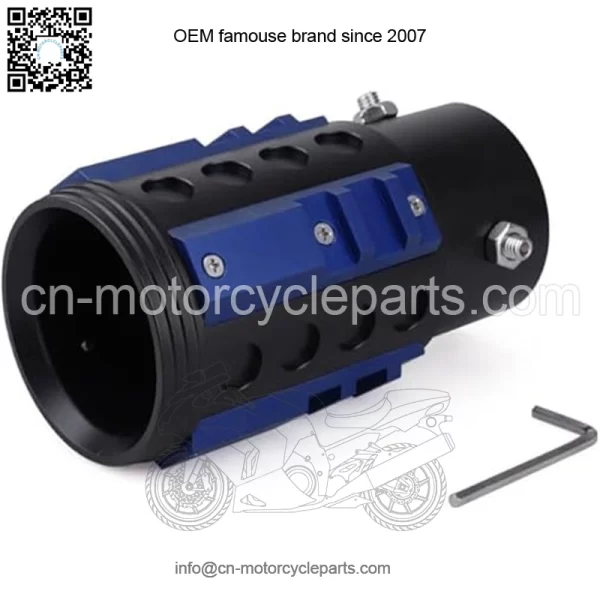 63mm aluminum alloy tail throat #blue