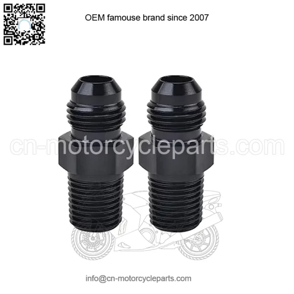 AN3 male to 1/8NPT 2-pack