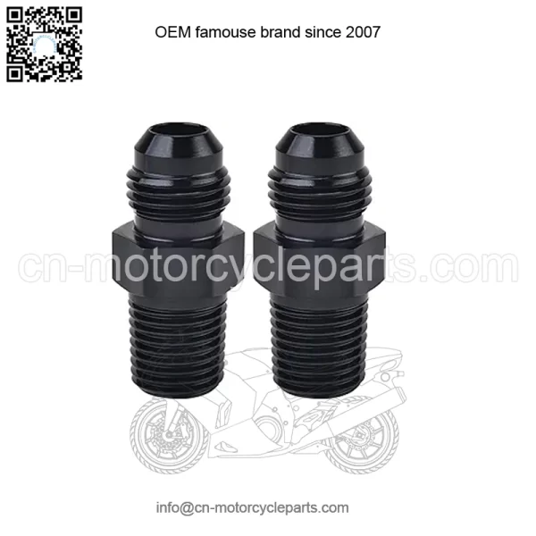 AN4 male to 1/8NPT 2-pack