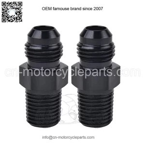 AN4 male to 1/4NPT 2-pack
