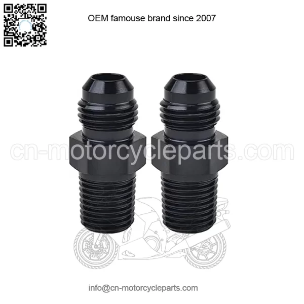 AN4 male to 3/8NPT 2-pack