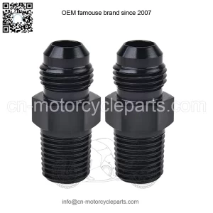AN6 male to 1/4NPT 2-pack