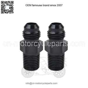 AN8 male to 1/4NPT 2-pack
