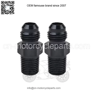 AN8 male to 3/8NPT 2-pack