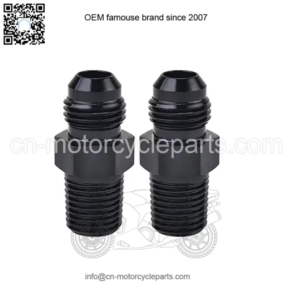 AN8 male to 3/8NPT 2-pack
