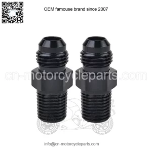 AN10 male to 3/8NPT 2-pack