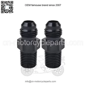 AN12 male to 1/2NPT 2-pack