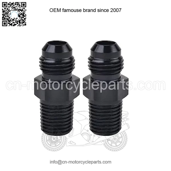 AN12 male to 1/2NPT 2-pack