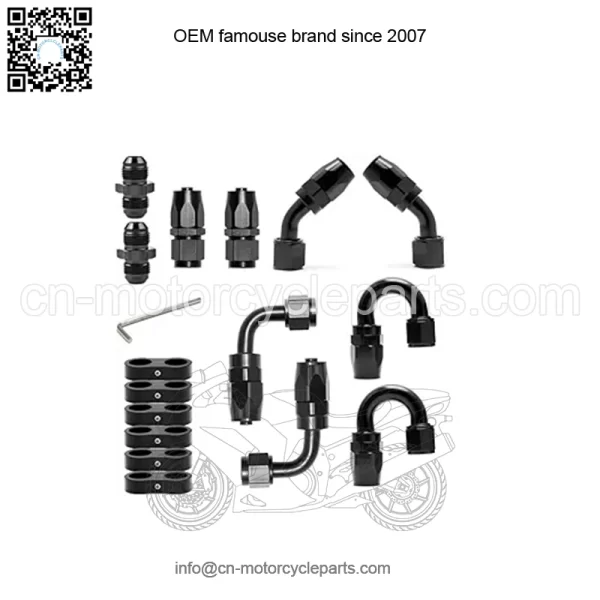 AN8 oil pipe connector kit