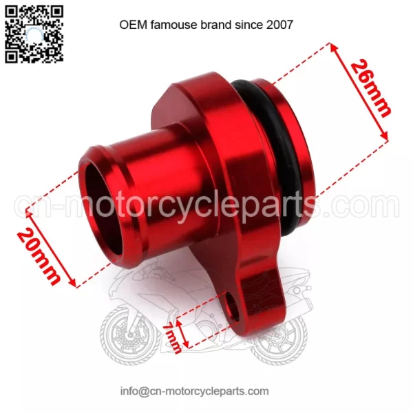 BMW water pipe connector#red - Image 2