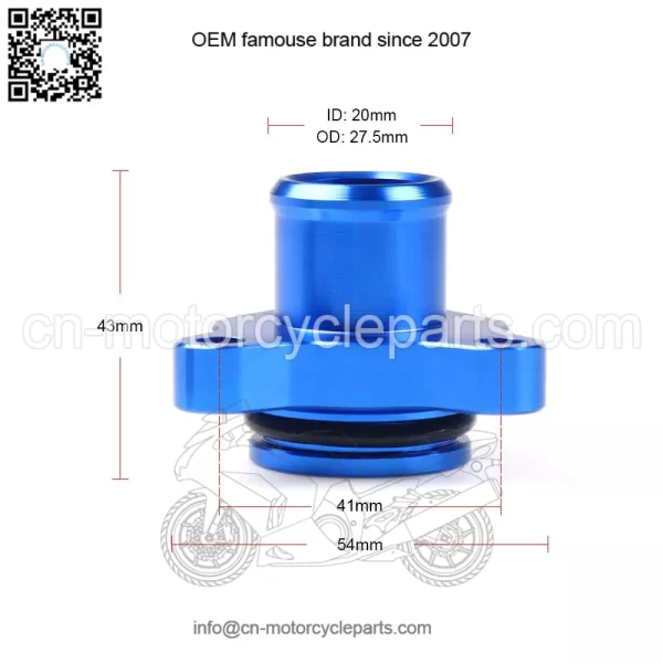 BMW water pipe connector#blue - Image 2