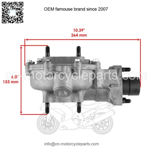 Complete Rear Differential Diff For Honda TRX500 Fm Foreman 500 4X4 S 2005-2011 - Image 3