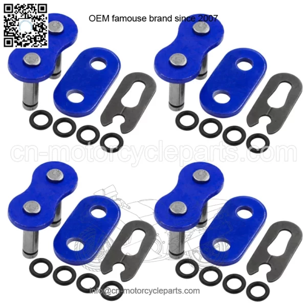 520 Chain Master Link W/ O Ring For Motorcycle Bike ATV Connecting Link Blue - Image 3