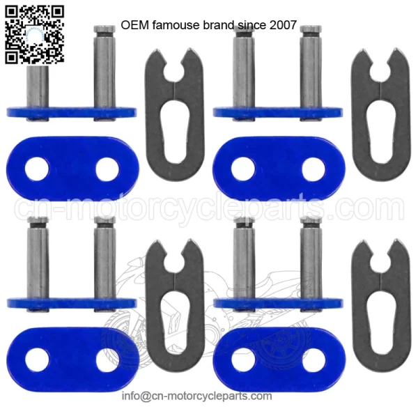 520 Chain Master Link W/ O Ring For Motorcycle Bike ATV Connecting Link Blue - Image 4