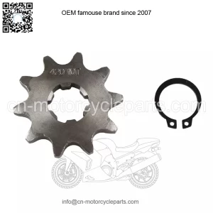 420Chain 17mm 10-18T Front Sprocket For 50 70 90 110 125 140cc ATV Pit Dirt Bike