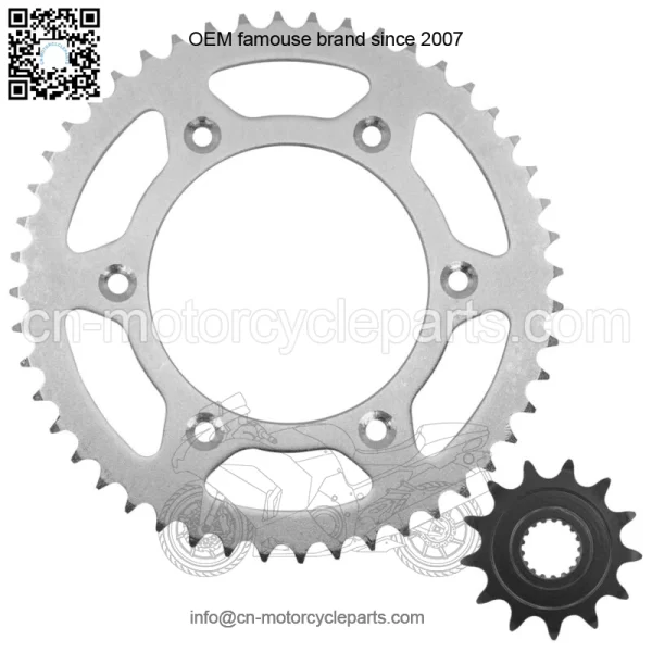 Front Rear Drive Chain Sprocket for Honda CRF250RX 2019-2021 41202-MKE-A00 - Image 5