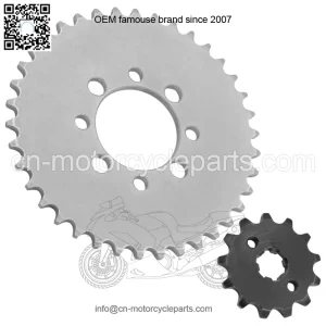 Drive Chain Sprockets For Kawasaki KLX110 2010-2024 42041-0082 13144-1043