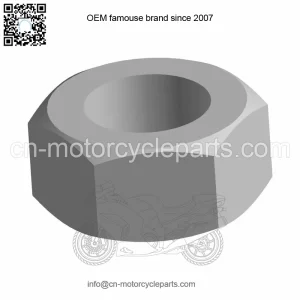 Polaris Hex Nut, 8 mm x 1.25 mm,  OEM Part 7547501, Qty 1