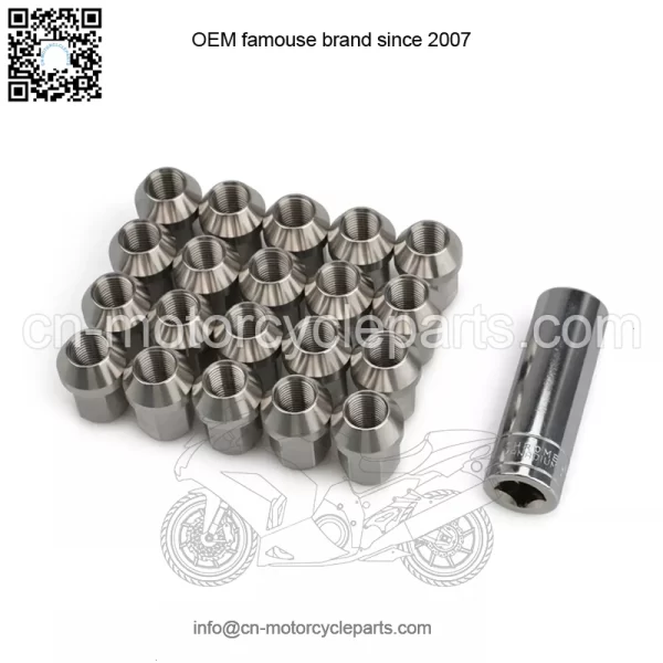 35mm Stainless steel nut 1# (19 pairs of sides) M14*1.5