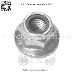 NUT, FLANGE, M10 X 1.5 NYLON