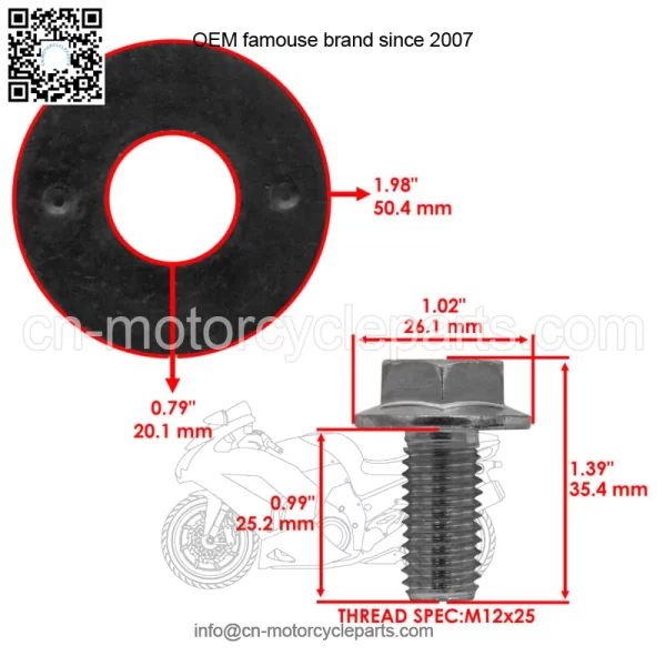 19M7788 AM121680 M119160 Deck Blade Bolts For John Deere LX172 173 176 178 186 - Image 2