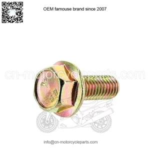 Polaris Ranger Hex Flange Bolt, 8 mm x 1.25 mm x 20 mm,  OEM Part 7518702, Qty 1