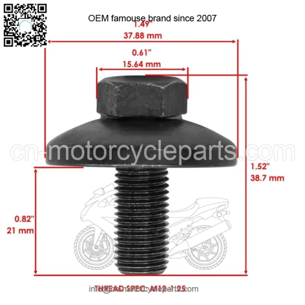 21549011 Blade Bolt & Washer For Ariens 936060 936061 936064 936065 936070 - Image 2