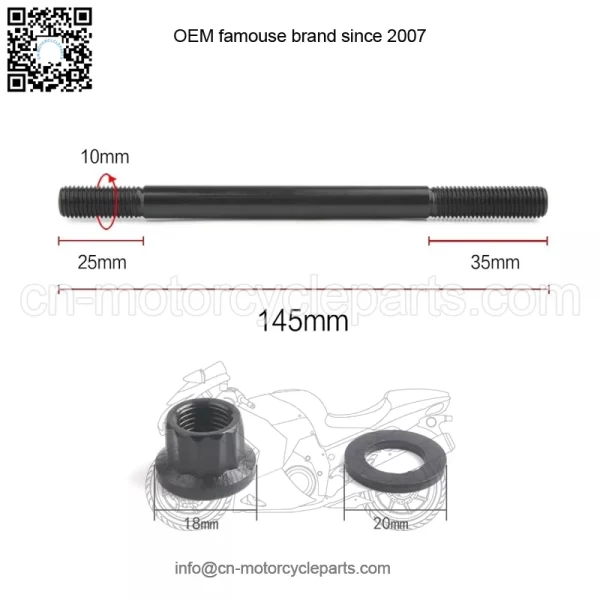 96-00 civic D16Y7 D16Y8 cylinder head screw set 208-4305 - Image 3