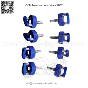 Ford Bronco Hardtop Quick Release D-Ring Bolts 8 Pack #Blue