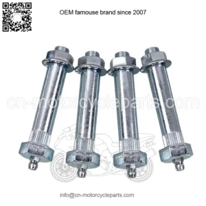 Greaseable Spring Steel Plate Bolts 3" 4-Pack