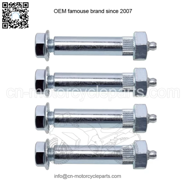 Greaseable Spring Steel Plate Bolts 3" 4-Pack - Image 2