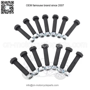 Greaseable Spring Steel Plate Bolts 3" 14-Pack