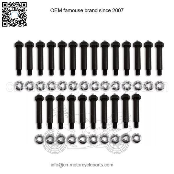 Greaseable Spring Steel Plate Bolts 3" 24 Pack