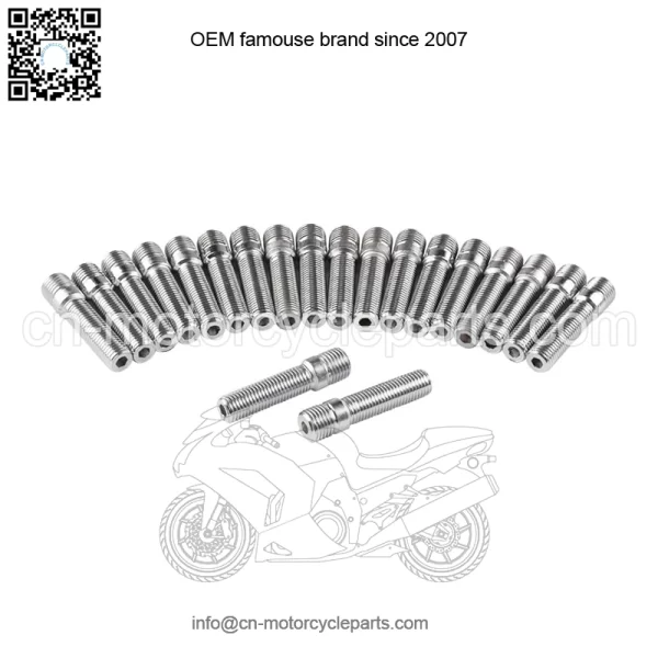 Short 50mm reverse bolt M14*1.25-M12*1.5