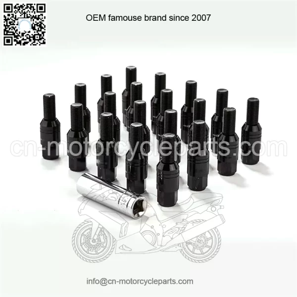 6061 aluminum cover (33mm) cone mouth German bolt 28mm M12*1.5