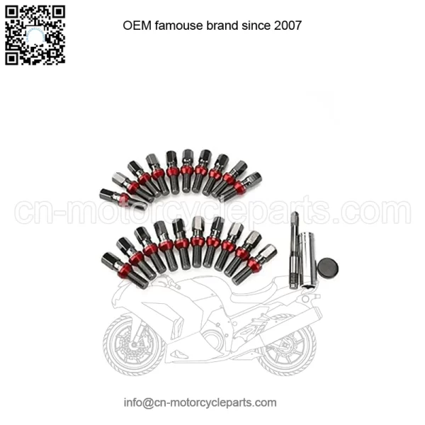 Conical German iron integrated bolt 28mm M12*1.25