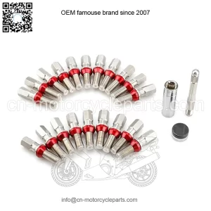 Conical German stainless steel integrated bolt 28mm M14*1.5#natural color