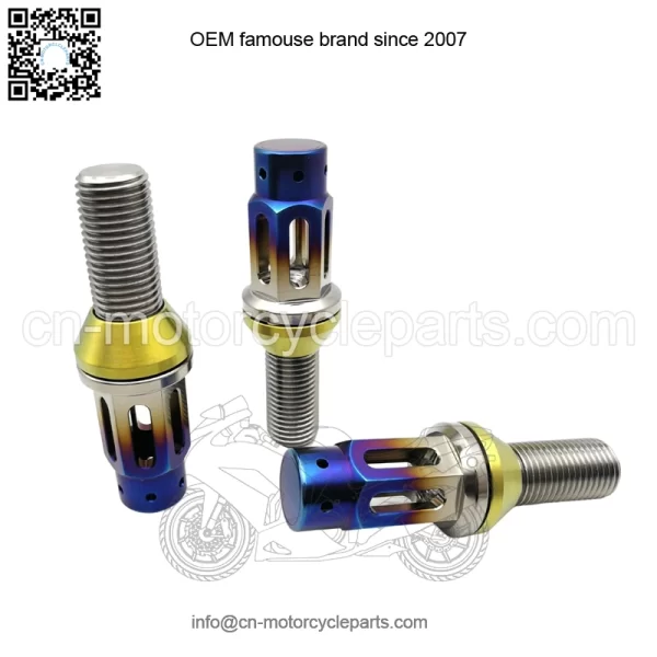 Titanium alloy hollow cone mouth anti-theft German bolt M14*1.5 28mm - Image 2