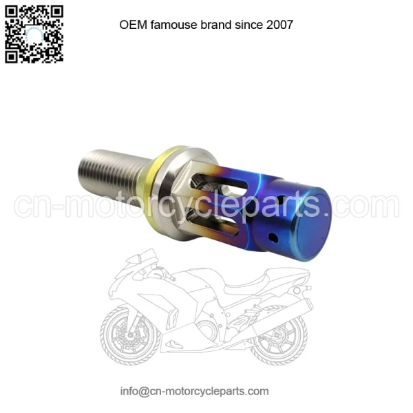 Titanium alloy hollow cone mouth anti-theft German bolt M14*1.5 28mm - Image 5