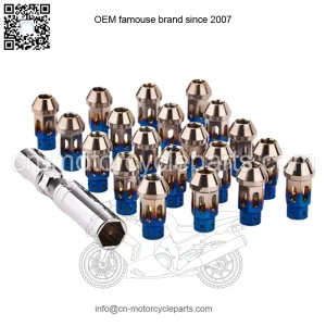 50mm titanium alloy hollow nut M12*1.5