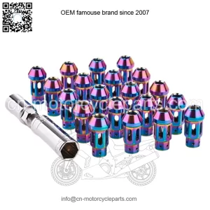 50mm titanium alloy hollow nut M12*1.25