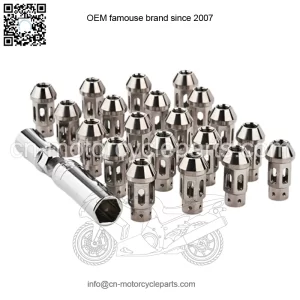 50mm titanium alloy hollow nut M14*1.5