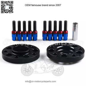 BMW 5*120 72.56mm flange 20mm 2PCS with M12*1.5 cone bolt