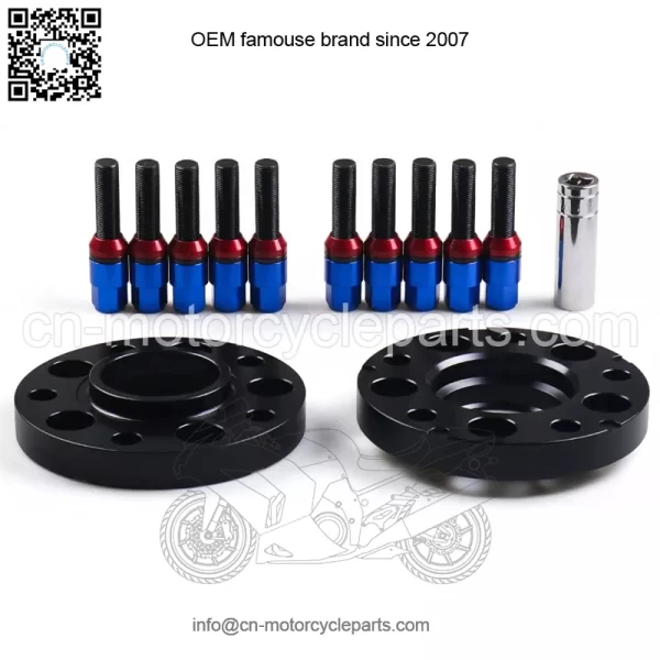 BMW 5*120 72.56mm flange 20mm 2PCS with M12*1.5 cone bolt