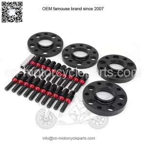 BMW 5*120 72.56mm flange 15mm+20mm 4PCS with M12*1.5 cone bolt