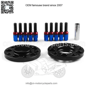 BMW 5*120 72.56mm flange 20mm 2PCS with M14*1.25 cone bolts