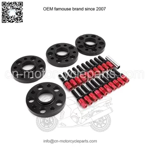 BMW 5*120 72.56mm flange 15mm 4PCS with M14*1.25 cone bolts